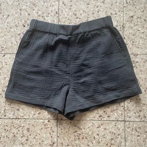 NWT Madewell | Grey Gauze Cotton shorts